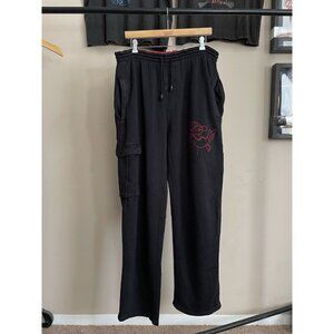 Y2K CCYN urban Streetwear embroidered Skate Grunge Cargo sweatpants Size Xl
